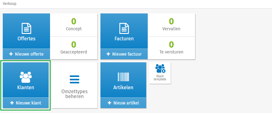 Verkoop Klanten
