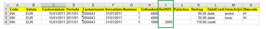 Dimensie2 importeren fout
