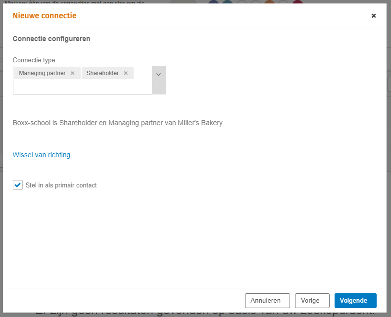 connectie configureren