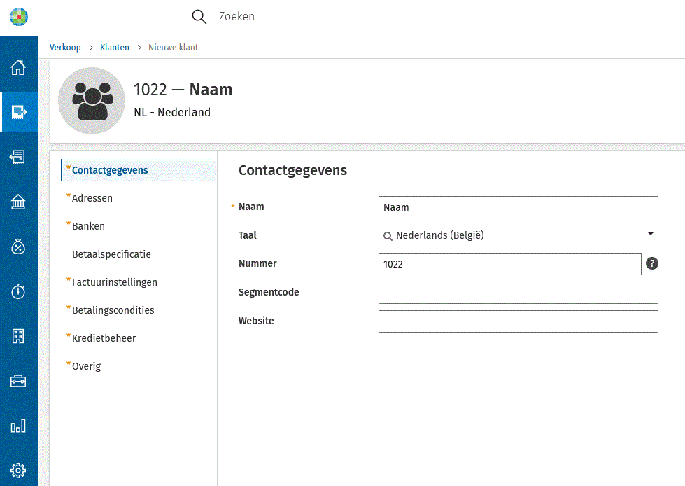 Sjabloon Nederlands Belgie