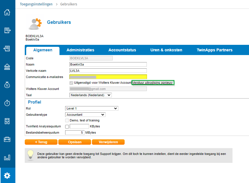 WKA uitnodiging opnieuw versturen