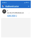 Authenticator stap 5