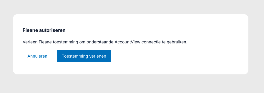 API koppeling autoriseren