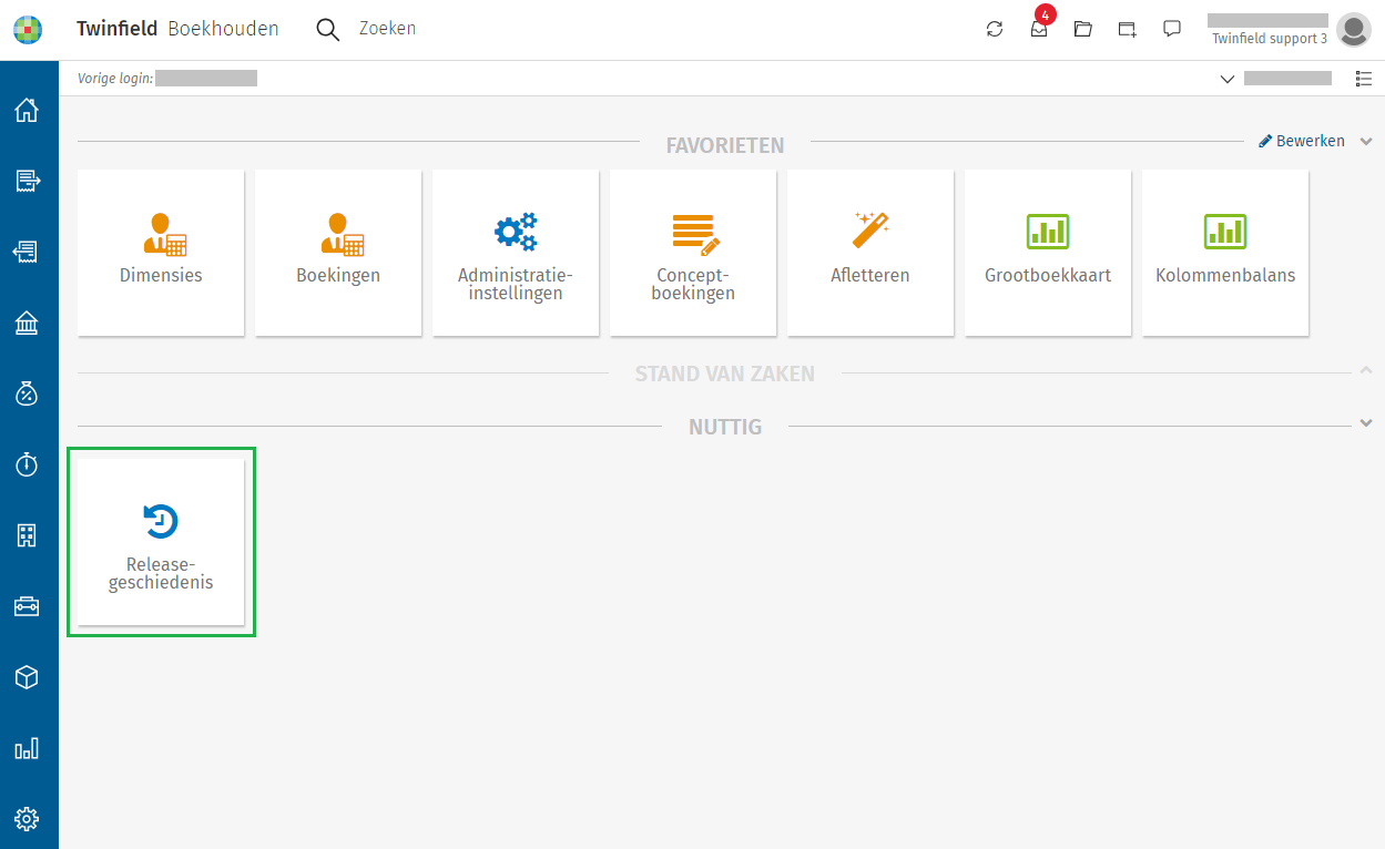 Release-geschiedenis