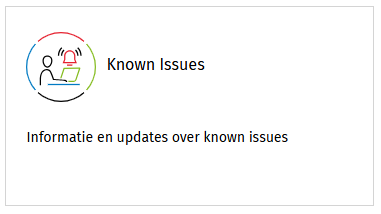 Known Issues tegel