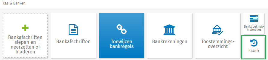 Bankafschriften Historie