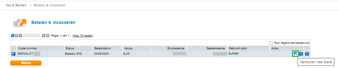 ABN AMRO SEPA bestand versturen
