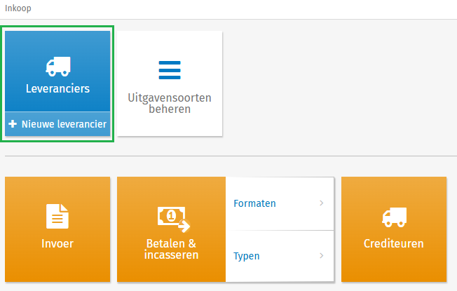 Inkoop Leveranciers