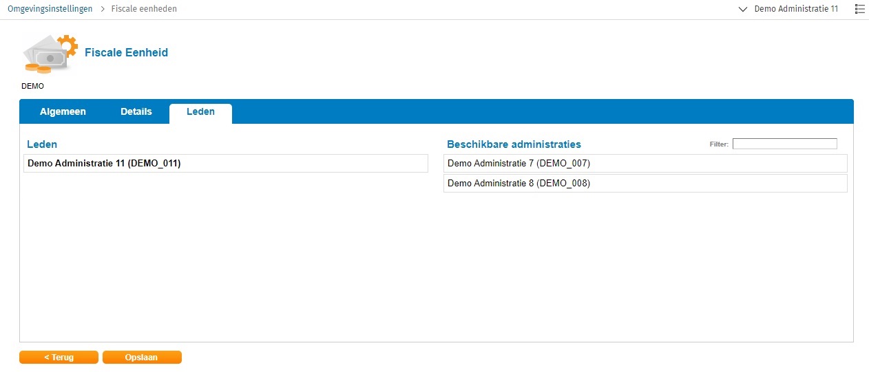 Fiscale eenheid leden