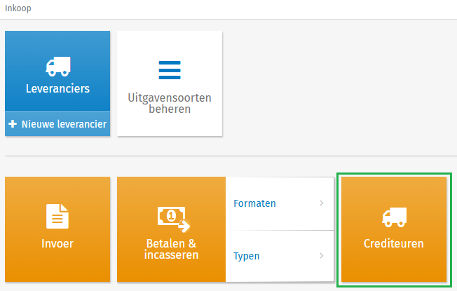 Inkoop Crediteuren